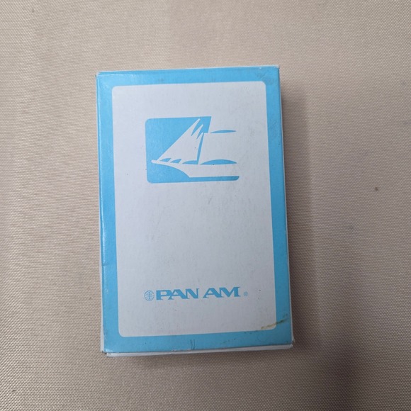 Vintage Pan Am Playing Cards Boxed Airplane Travel Collectible - Picture 2 of 9